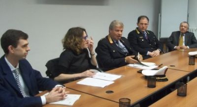 Un momento della conferenza stampa