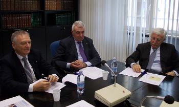 Un momento della presentazione dei dati