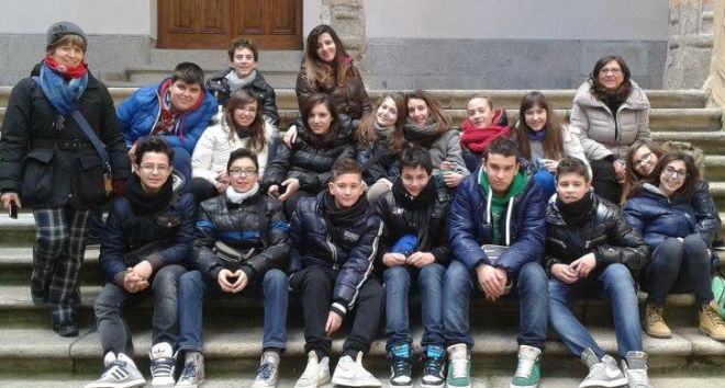 Gli alunni in Spagna
