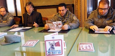 Un momento della conferenza stampa