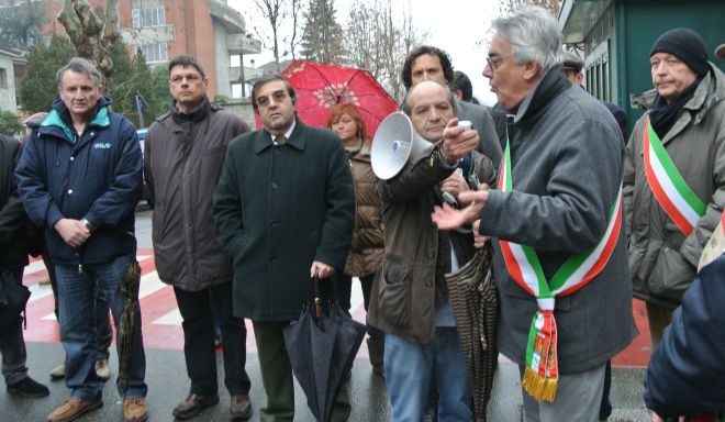 Un momento del corteo