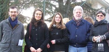 La delegazione del Liceo Peano