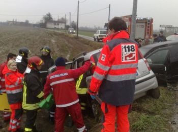 La scena dell'incidente