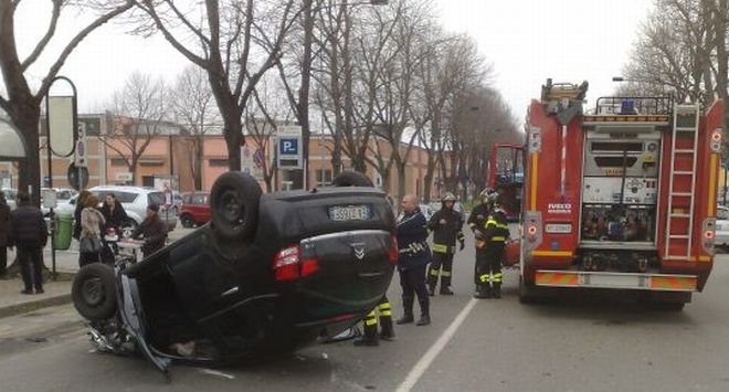 Lo spettacolare incidente