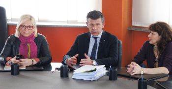 Un momento della Conferenza stampa all'Amag di mercoledì 