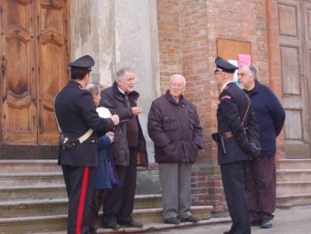 I Carabinieri di San Salvatore indagano