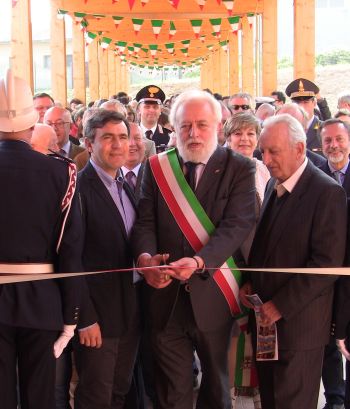 Il momento dell'inaugurazione