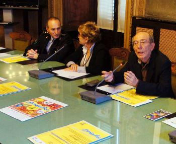 Un momento della conferenza stampa