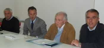 Un momento della conferenza stampa