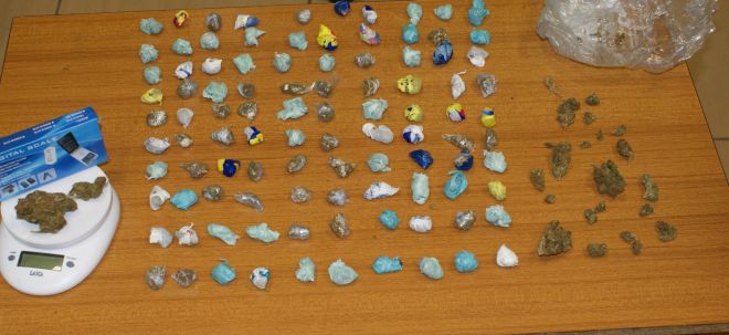 la droga sequestrata