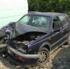 Lauto che guidava la donna