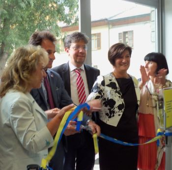 Il Prefetto Dottoressa Tafuri, Il nostro Responsabile di Area Territoriale Dottor La Bruna, l’Assessore del Comune di Alessandria Ivaldi, La Direttrice dell’Ufficio Paoletti Angela, La DF della Filiale di Alessandria1 Ghiorzo Marilella, 