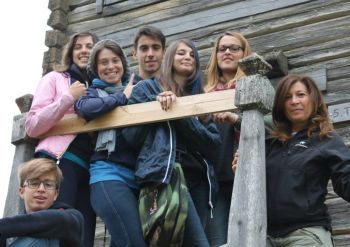 Alcuni tortonesi che hanno partecipato al viaggio