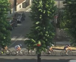 Un momento della corsa