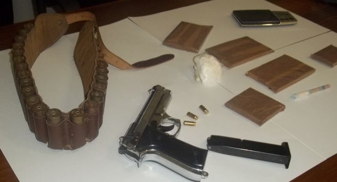 Il materiale sequestrato 