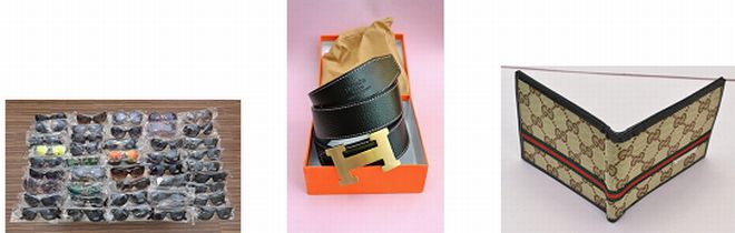 La merce sequestrata al senegalese