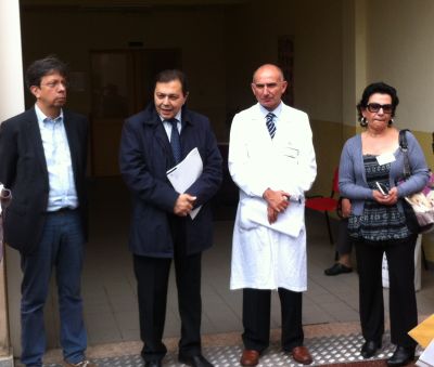 Un momento dell'inaugurazioone