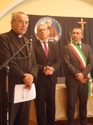 Un momento del viaggio in Polonia