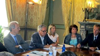 Un momento dell'incontro 