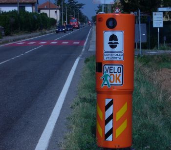 Uno dei 9 velo ok installati a Rivalta Scrivia