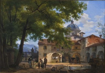 Migliara G.-Cortile di una fattoria