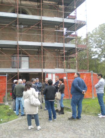 Il sopralluogo alla Torre....