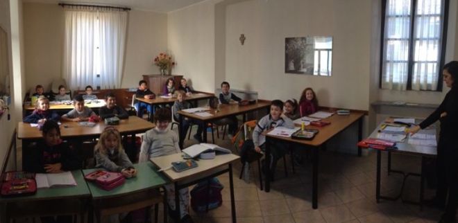 Gli alunni di Volpedo delle scuole medie