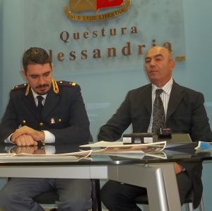 Un momento della conferenza stampa con Samuele Rossi e Gandolfo Russo