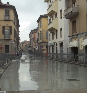 lavori in via Emilia nord - I