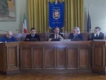 Un momento della riunione della Commissione