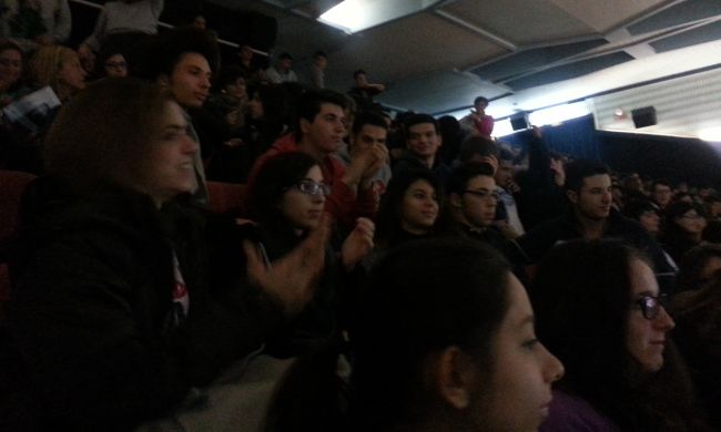 Gli studenti a teatro