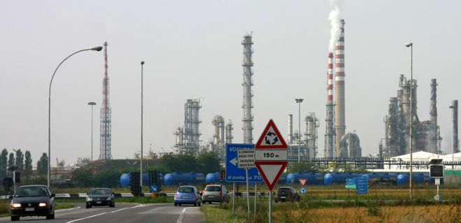 La'rea vicino alla raffineria di Sannazzaro è meno inquinata di Tortona