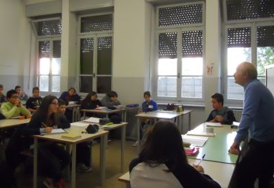 Un momento della lezione