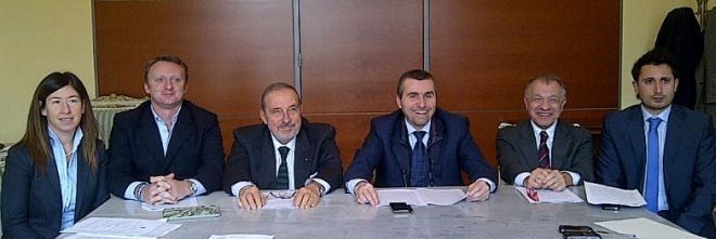 Un momento della conferenza stampa