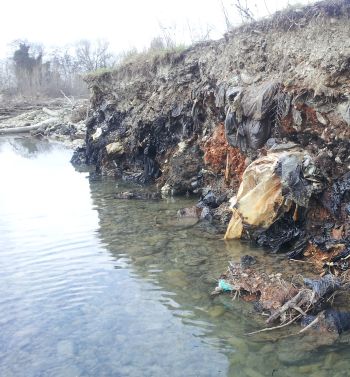 L'inquinamento si nota in modo evidente 