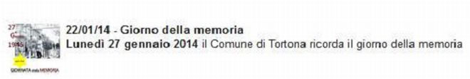 giorno memoria Tortona