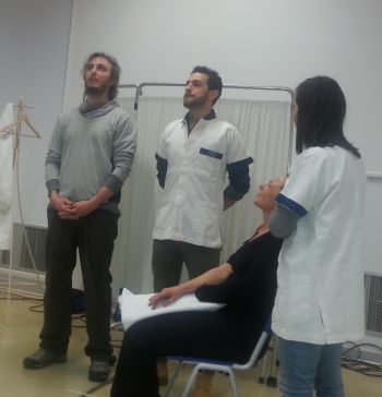 Un momento dello spettacolo