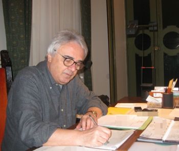 Il sindaco Sergio Cassano al lavoro