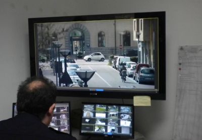 La centrale operativa dei Vigili urbani 