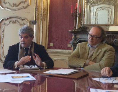 Un momento della Conferenza stampa 