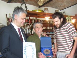 Un momento della premiazione 