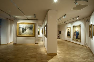 Uno scorcio della Pinacoteca della Fondazione