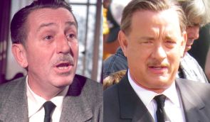 Walt Disney e Tom Hanks che lo interpreta