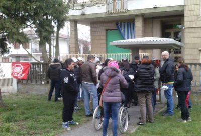 il blocco ad uno sfratto