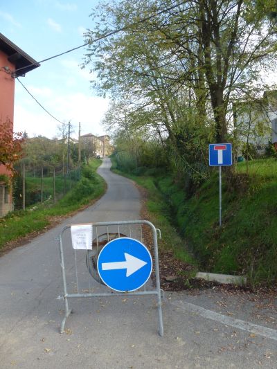 La strada oggetto delle proteste