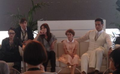 Un momento della conferenza stampa di presentazione del film