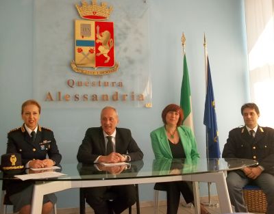 Un momento della conferenza stampa 