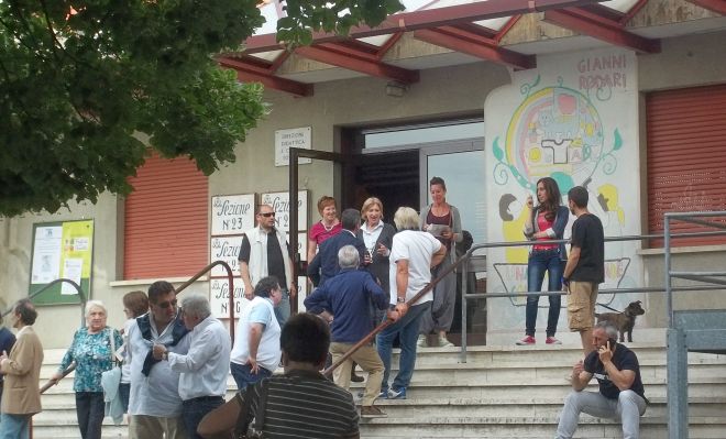 Ressa ai seggi in viale Einaudi 