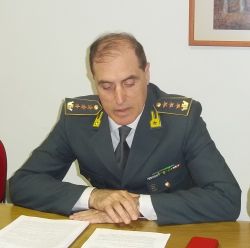 Il comandante provinciale Antonio Borgia