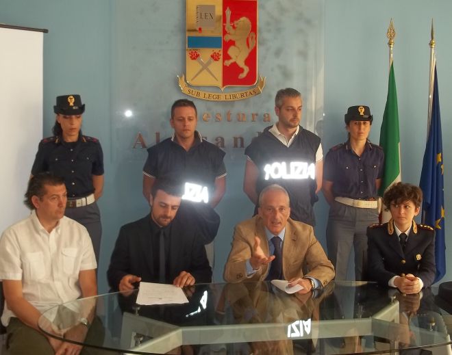 Un momento della conferenza stampa 